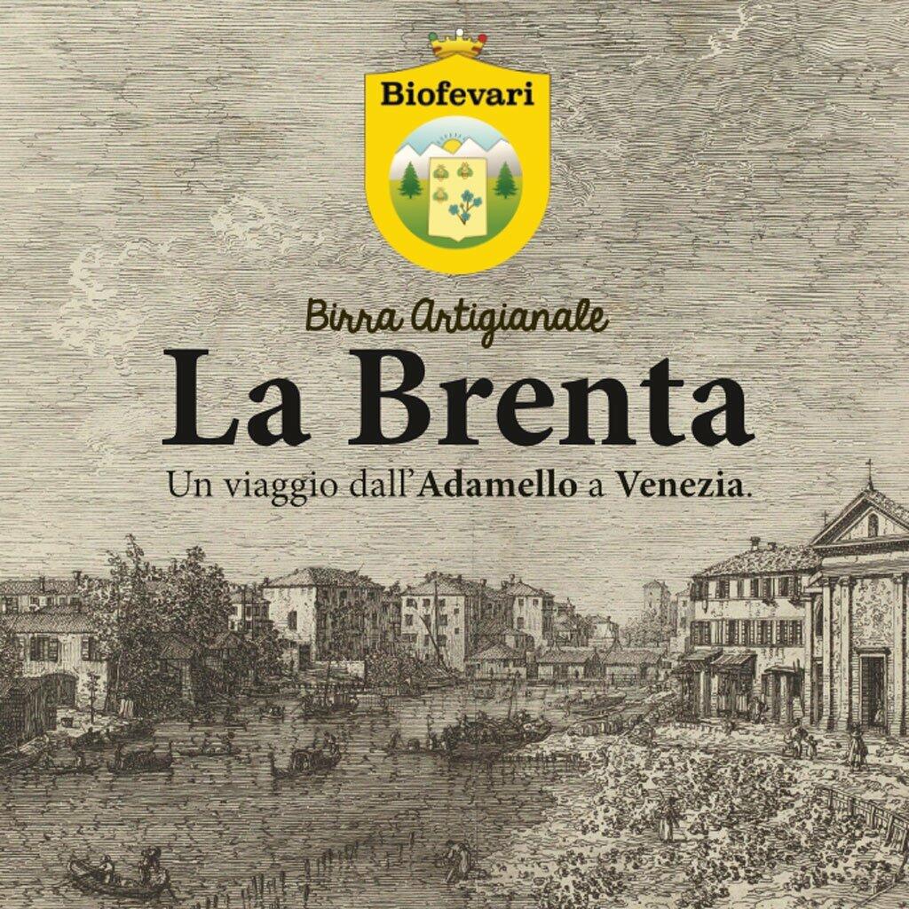 La Brenta - Birra artigianale della Riviera del Brenta, birrificio artigianale Biofevari Etichetta