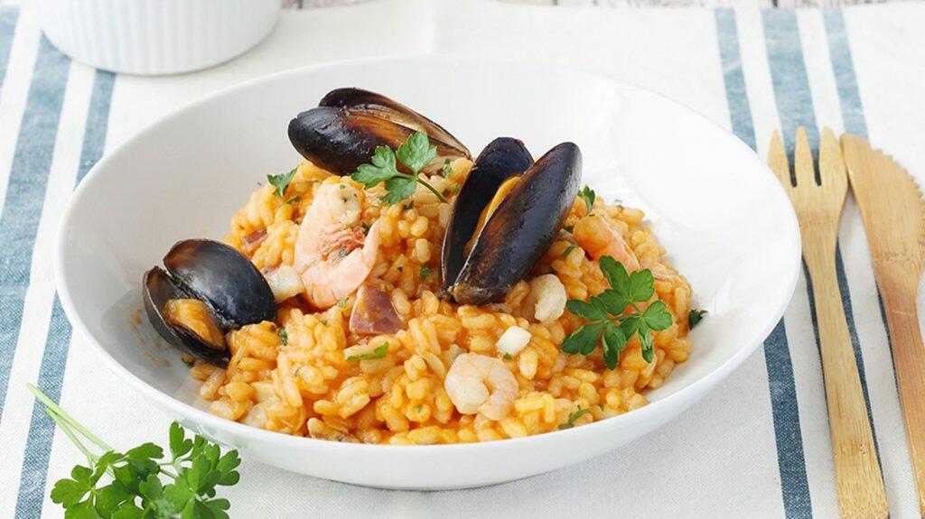 Risotto di pesce e birra artigianale