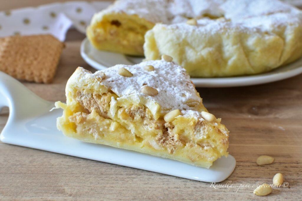 Torta pasta sfoglia con birra al miele di castagno