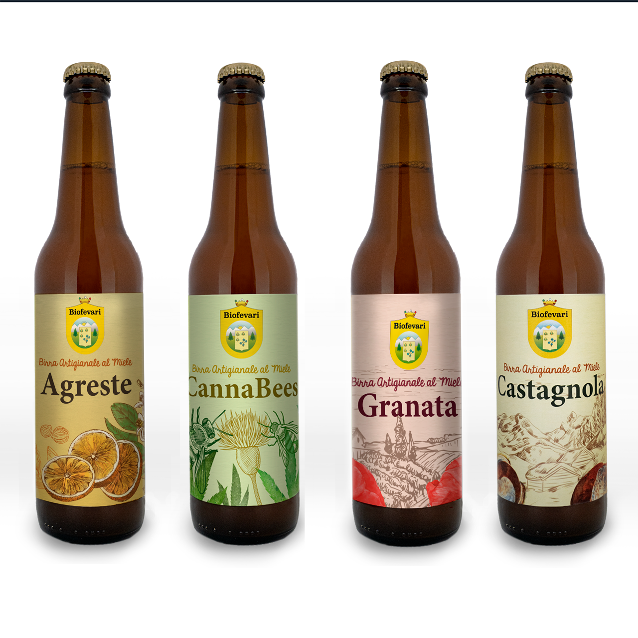 Birre Artigianali Box Degustazione 4 Bottiglie 50cl