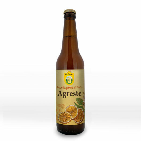 L'Agreste - Bottiglia di Birra bionda artigianale biologica al miele 50cl